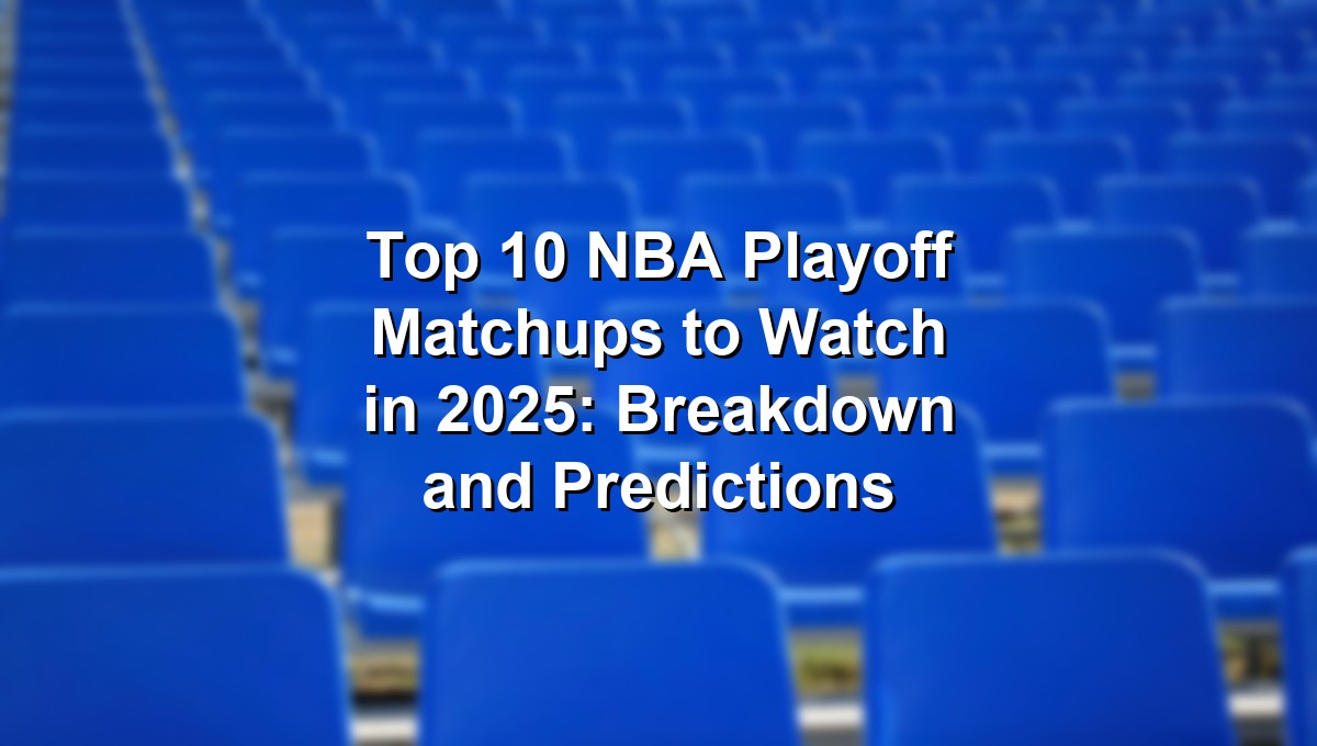 Intense NBA playoff scene showing two top players in a dramatic 2025 matchup for best nba playoff matchups to watch in 2025.