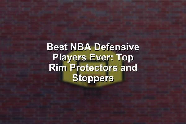 An elite rim protector soars for a block in an NBA game, symbolizing the best NBA defensive players ever