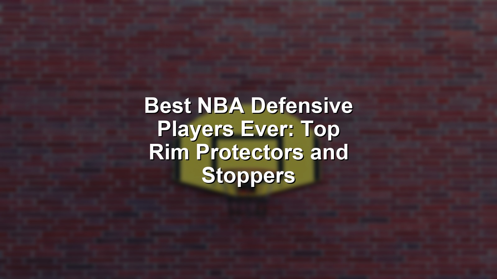 An elite rim protector soars for a block in an NBA game, symbolizing the best NBA defensive players ever