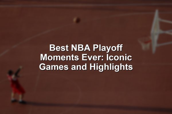 Dramatic NBA playoff moment capturing the excitement of the best NBA playoff moments ever.
