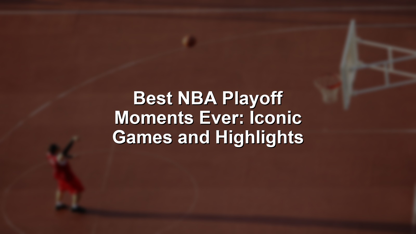 Dramatic NBA playoff moment capturing the excitement of the best NBA playoff moments ever.