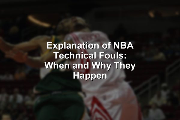 NBA referee calls a technical foul, illustrating the explanation of NBA technical fouls in a dramatic game setting.