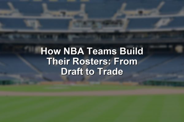NBA team executives collaborating in draft and trade war rooms, strategizing how to build winning rosters.