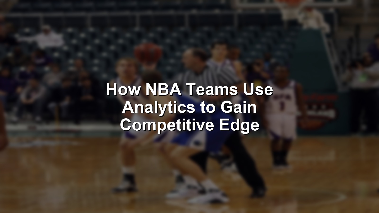 Illustration of an NBA analytics team using cutting-edge data charts in a locker room to guide team strategy.