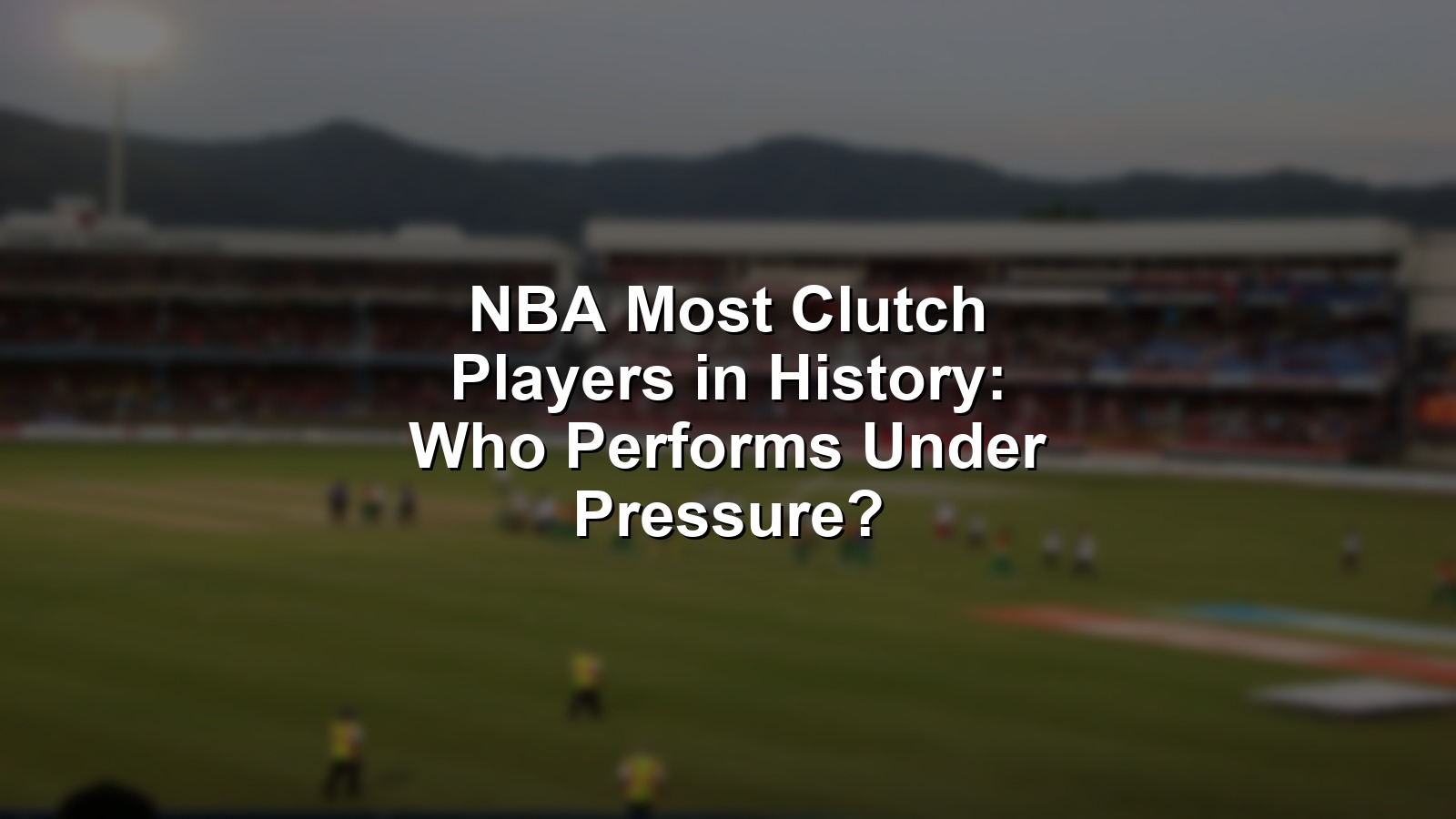 An NBA star takes a game-winning shot under pressure, exemplifying the most clutch players in history.