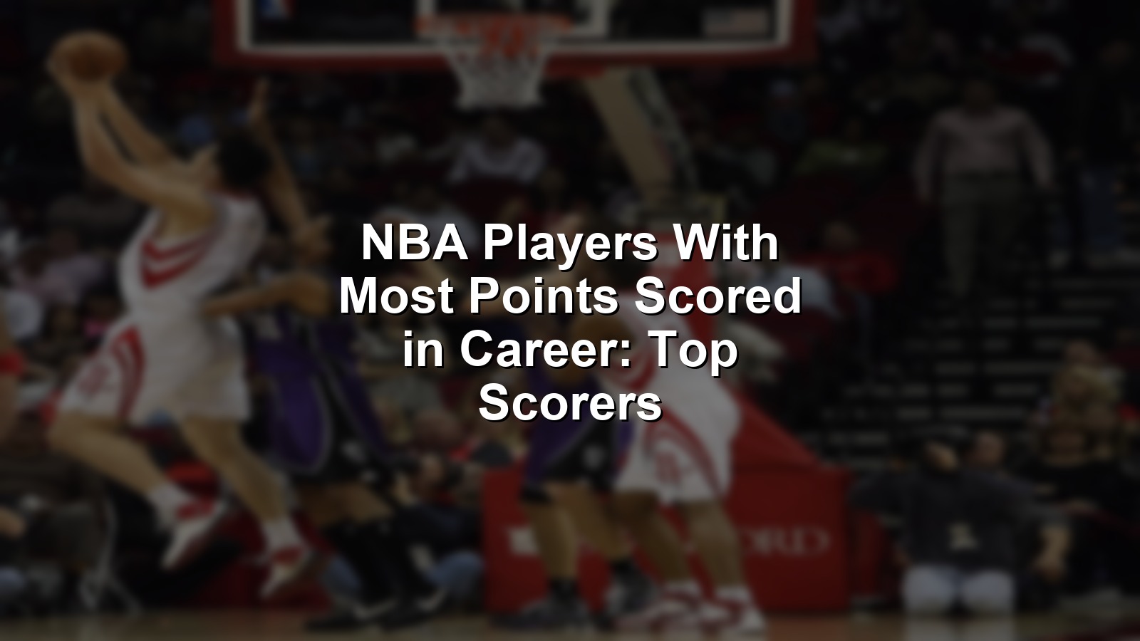 Collage of iconic NBA players with most points scored showcasing signature shots and career highlights.