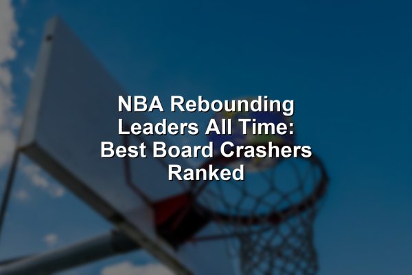 NBA rebounding leaders all time leaping for a crucial rebound amidst intense action under the basket.