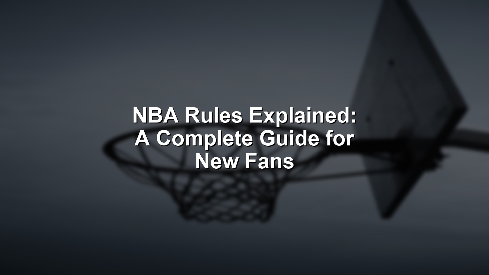 A dramatic NBA game scene illustrating the essence of NBA rules explained for fans.