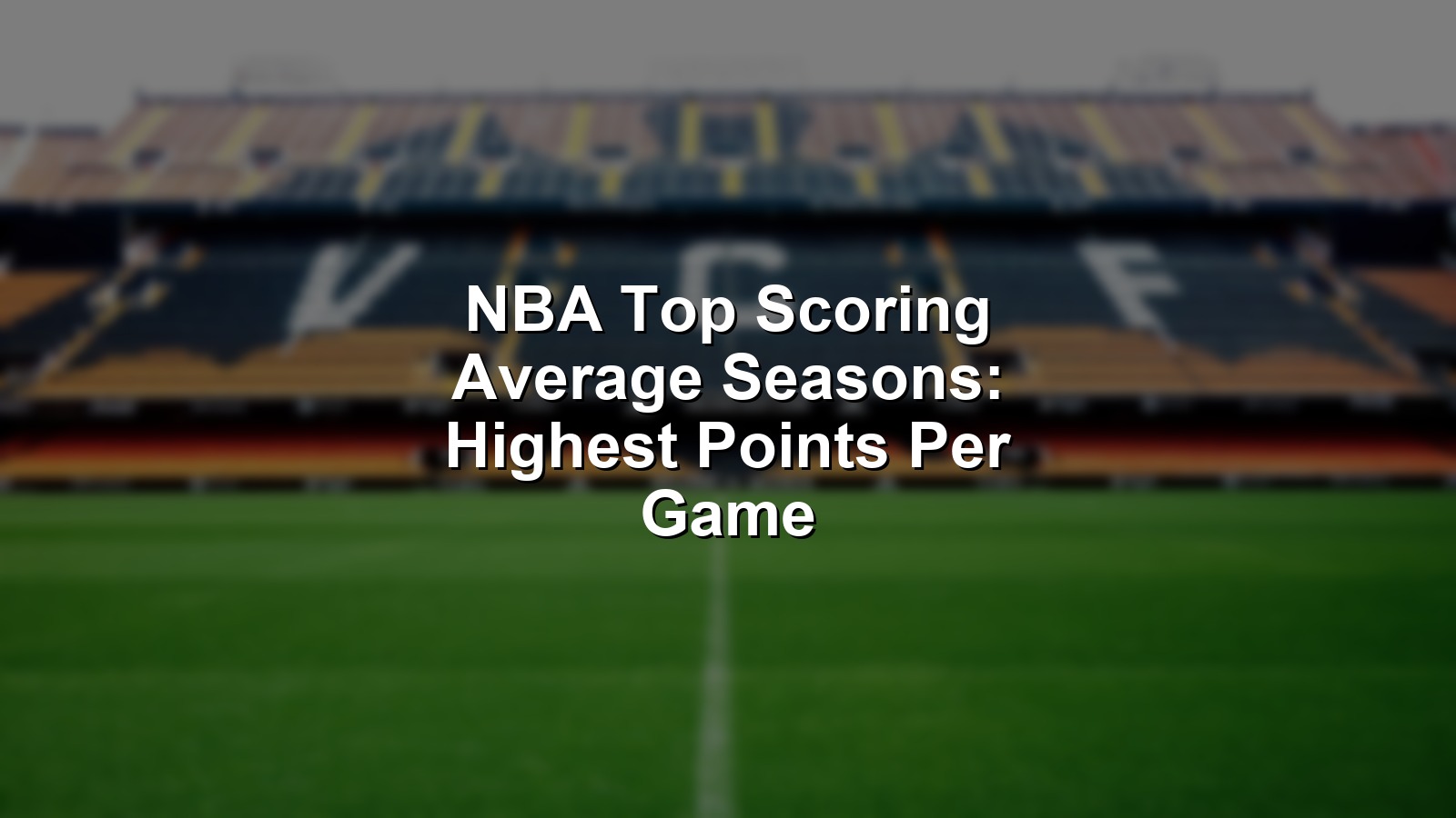 Wilt Chamberlain's legendary 100-point performance symbolizes NBA top scoring average seasons.