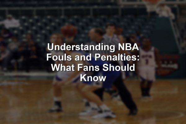 NBA referee signals foul while player reacts, illustrating fouls and penalties.